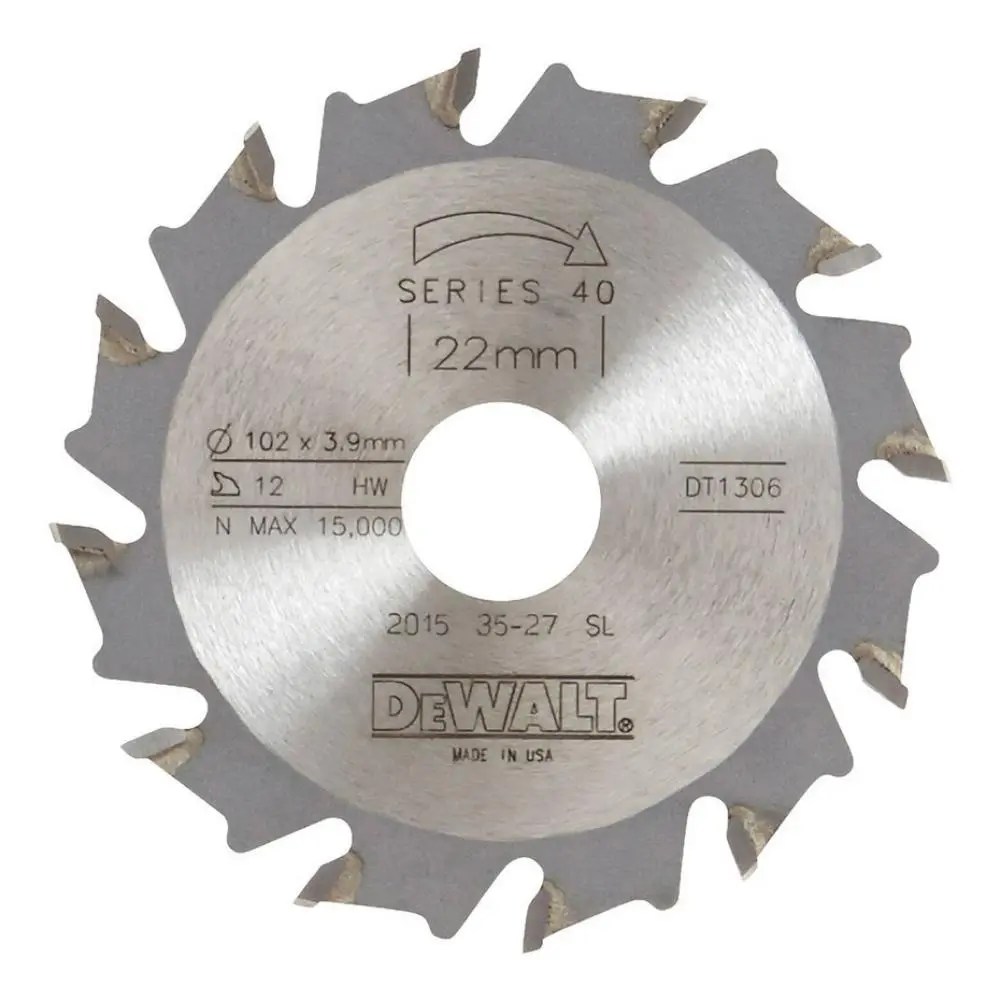 DEWALT DT1306 List za keksericu DW682 102x12mm 22T