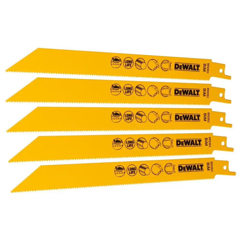 DEWALT DT2353 Listovi za povratnu testeru 203mm 14 TPI 5 kom