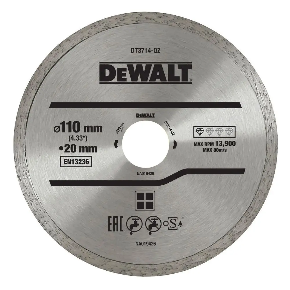 DEWALT DT3714 Dijamantska rezna ploča 110x20mm