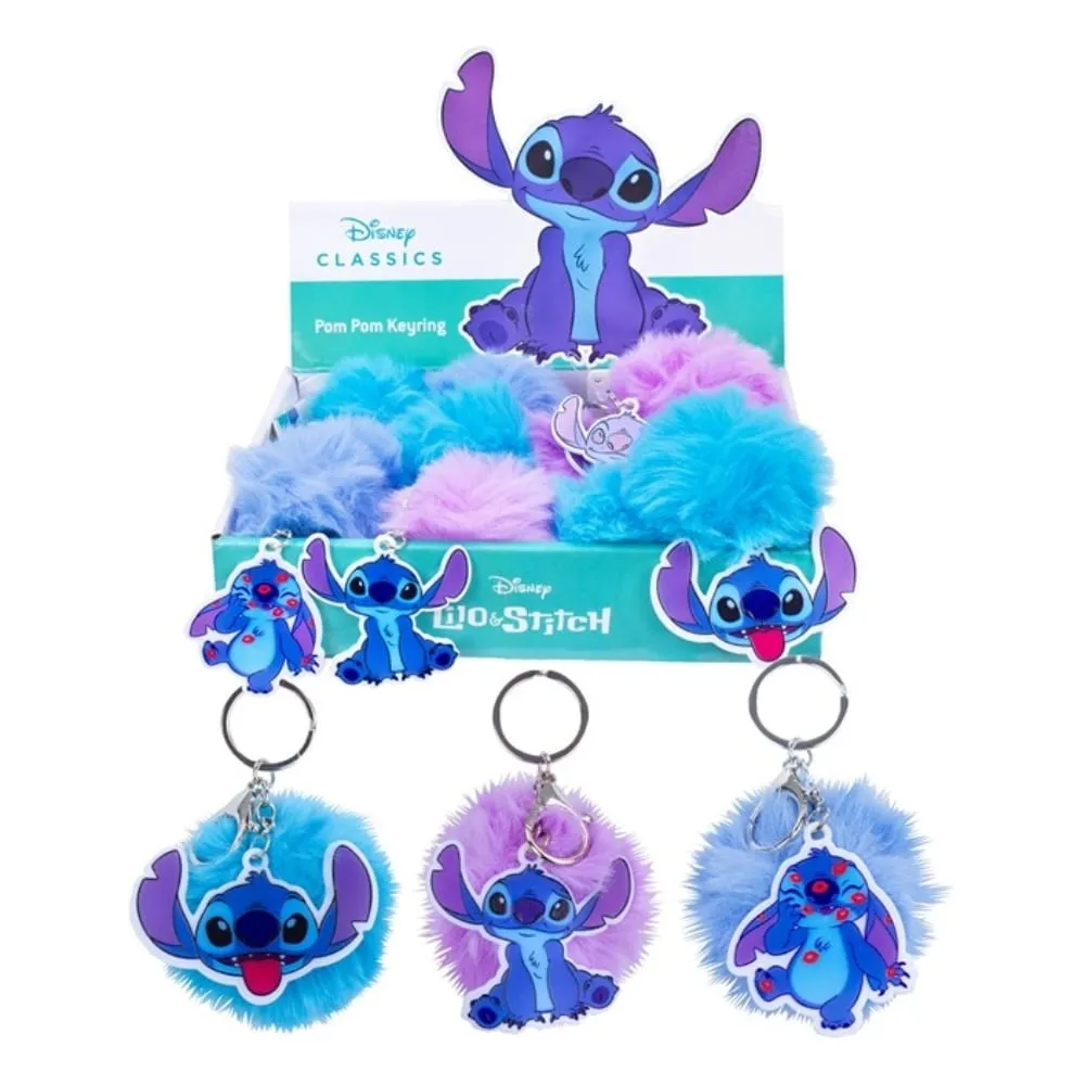 DISNEY Stitch Pompom Privezak za ključeve