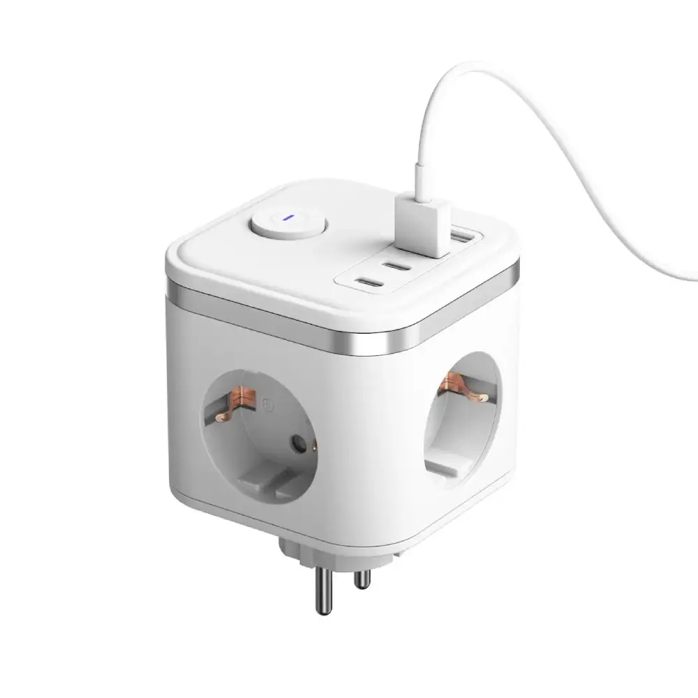 ELCO 13400 Tri utičnice 2xUSB-A + 2xUSB-C