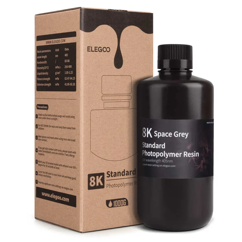 ELEGOO 8K Standard Photopolymer 1kg - Resin za 3D štampač