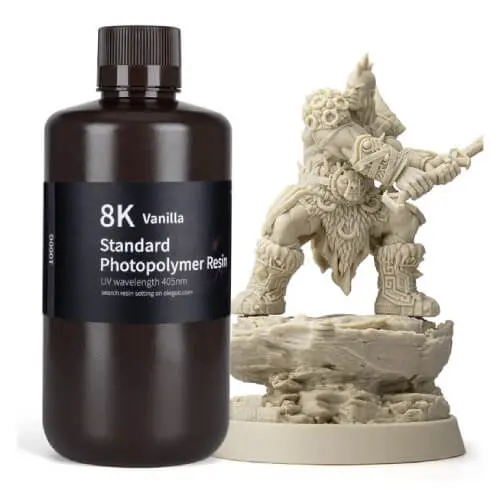 ELEGOO 8K Standard Resin Colored Vanilla 1 kg