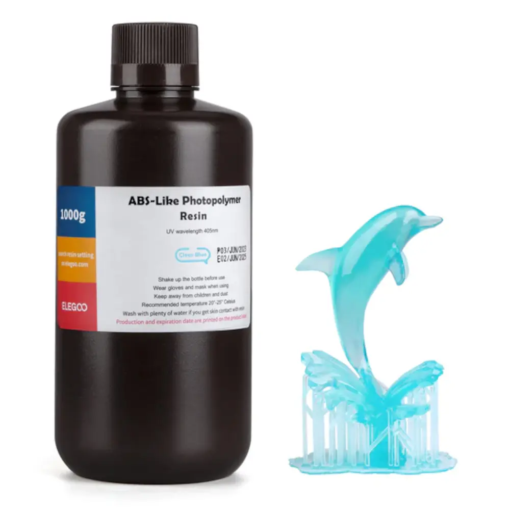 ELEGOO ABS-like 1KG Clear Blue Resin