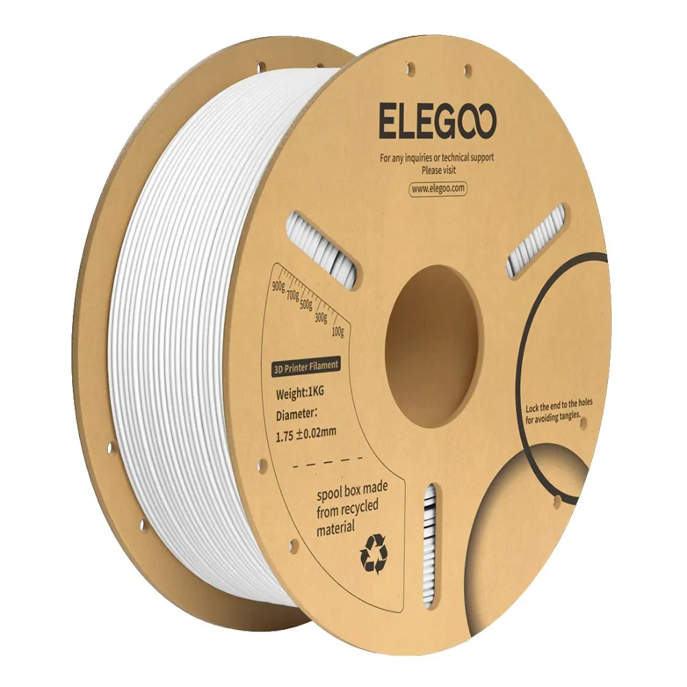 ELEGOO PLA Plus 1.75mm 1kg White Filament