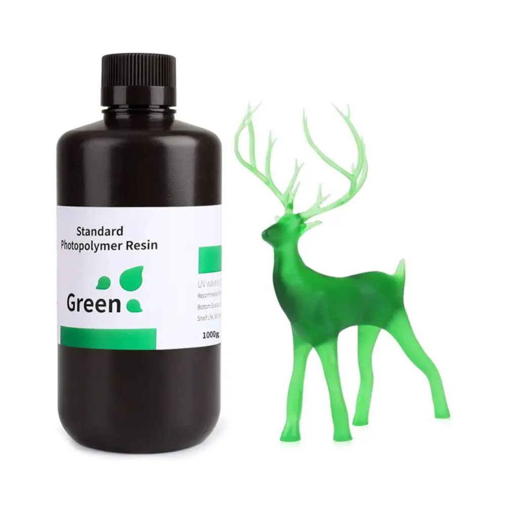 ELEGOO Standard Colored 1KG Clear Green Resin