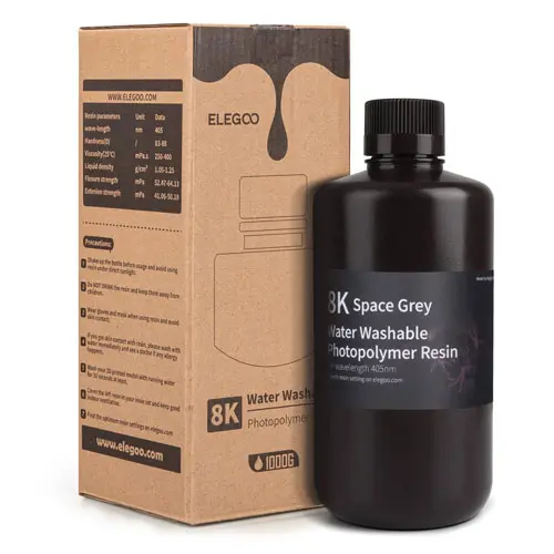 ELEGOO Water Washable 8K 1kg - Resin za 3D štampač