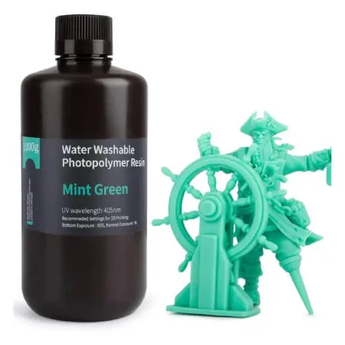 ELEGOO Water - washable Resin Colored 1 kg Mint