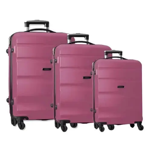 EMPIRE Porto Vino roze Set od tri kofera