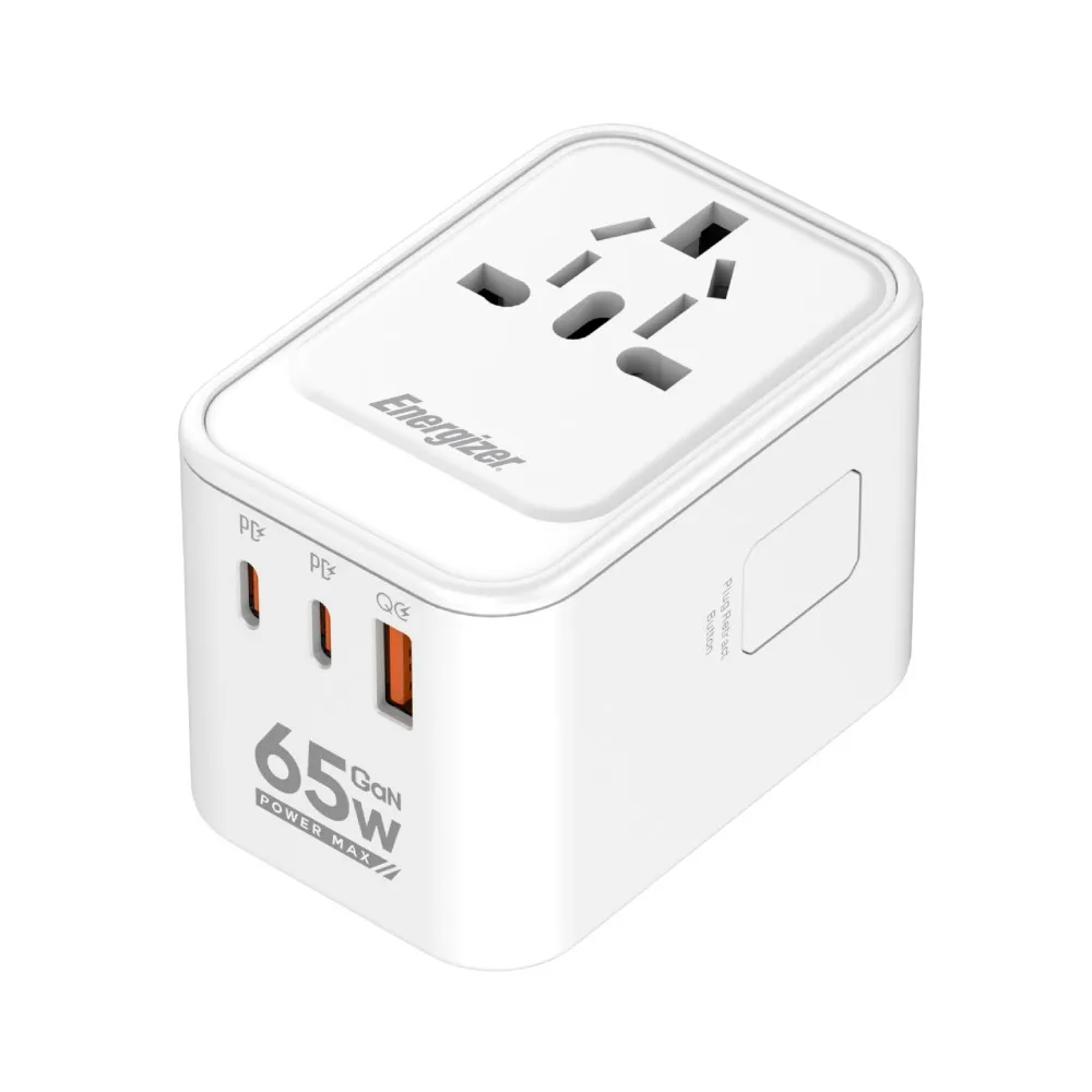 ENERGIZER 2xUSB-C + USB-A 65W Putni adapter