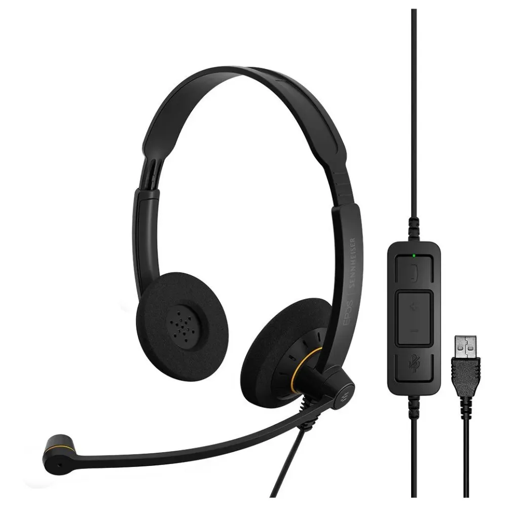 EPOS Žične slušalice Sennheiser Impact SC 60 USB ML (Crna)