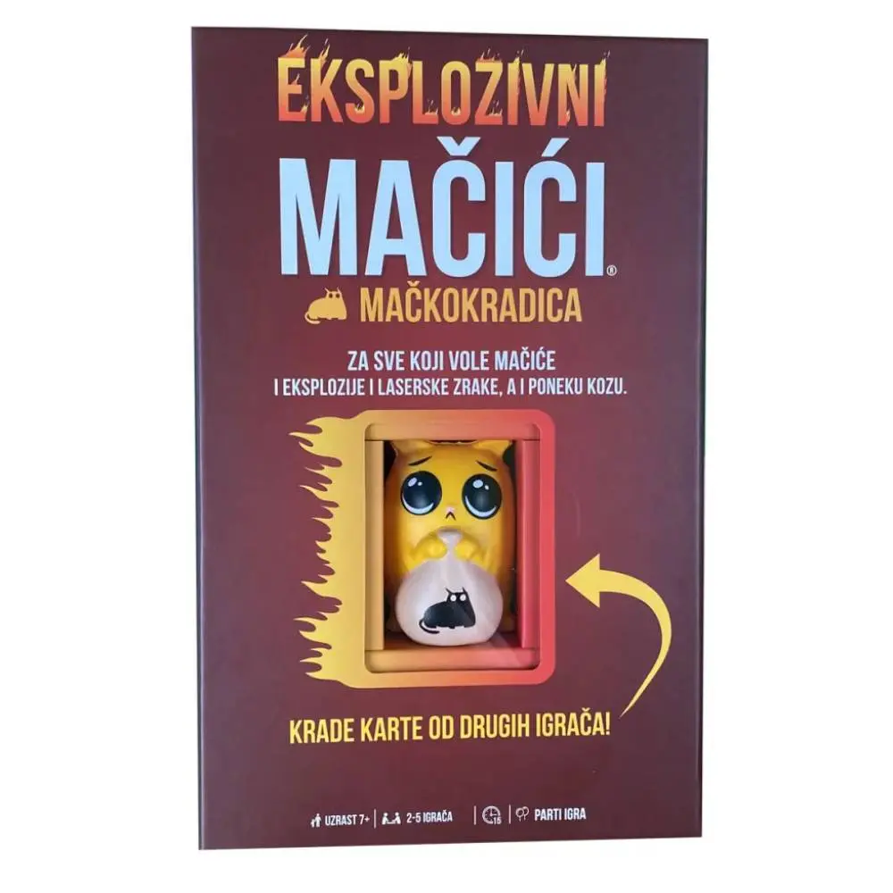 EXPLODING KITTENS Board Game Eksplozivni Mačići - Mačkokradica Dru[tvena igra