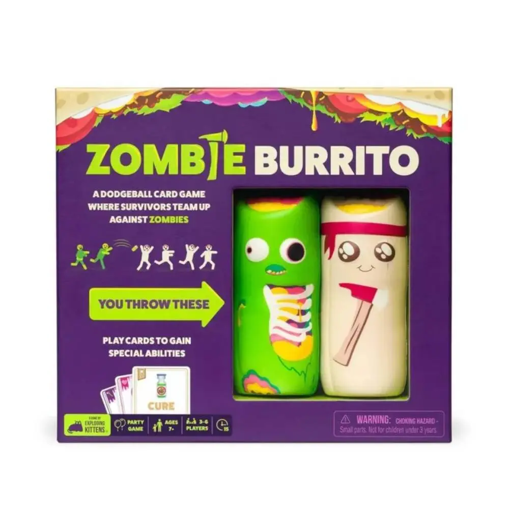 EXPLODING KITTENS Board Game Zombie Burrito Društvena igra