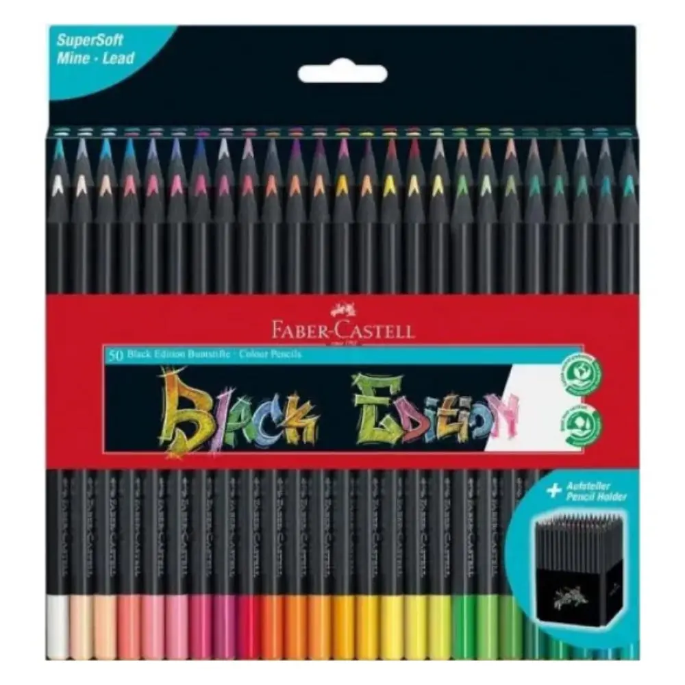 FABER CASTELL Black Edition Drvene bojice 1/50