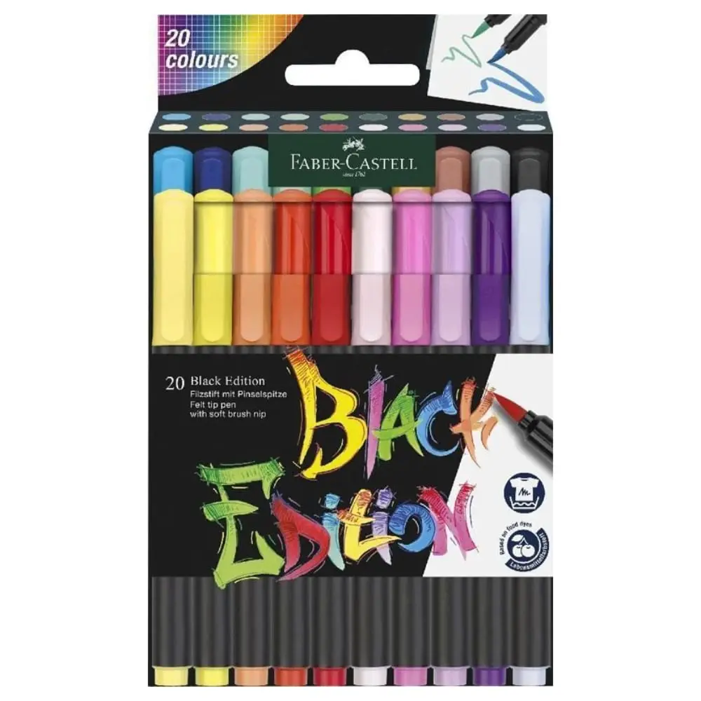 FABER CASTELL Black Edition Flomasteri 1/20