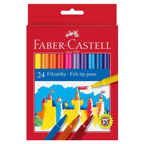 FABER CASTELL Flomasteri Zebra 1/24 554224