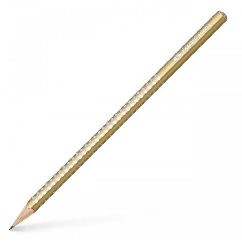 FABER CASTELL Grip HB Sparkle 118214 Grafitna olovka Gold