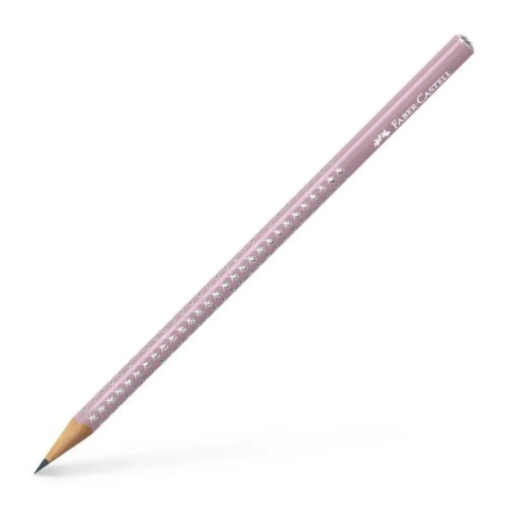 FABER CASTELL Grip HB Sparkle Pearl Rose Shine 118234 Grafitna olovka