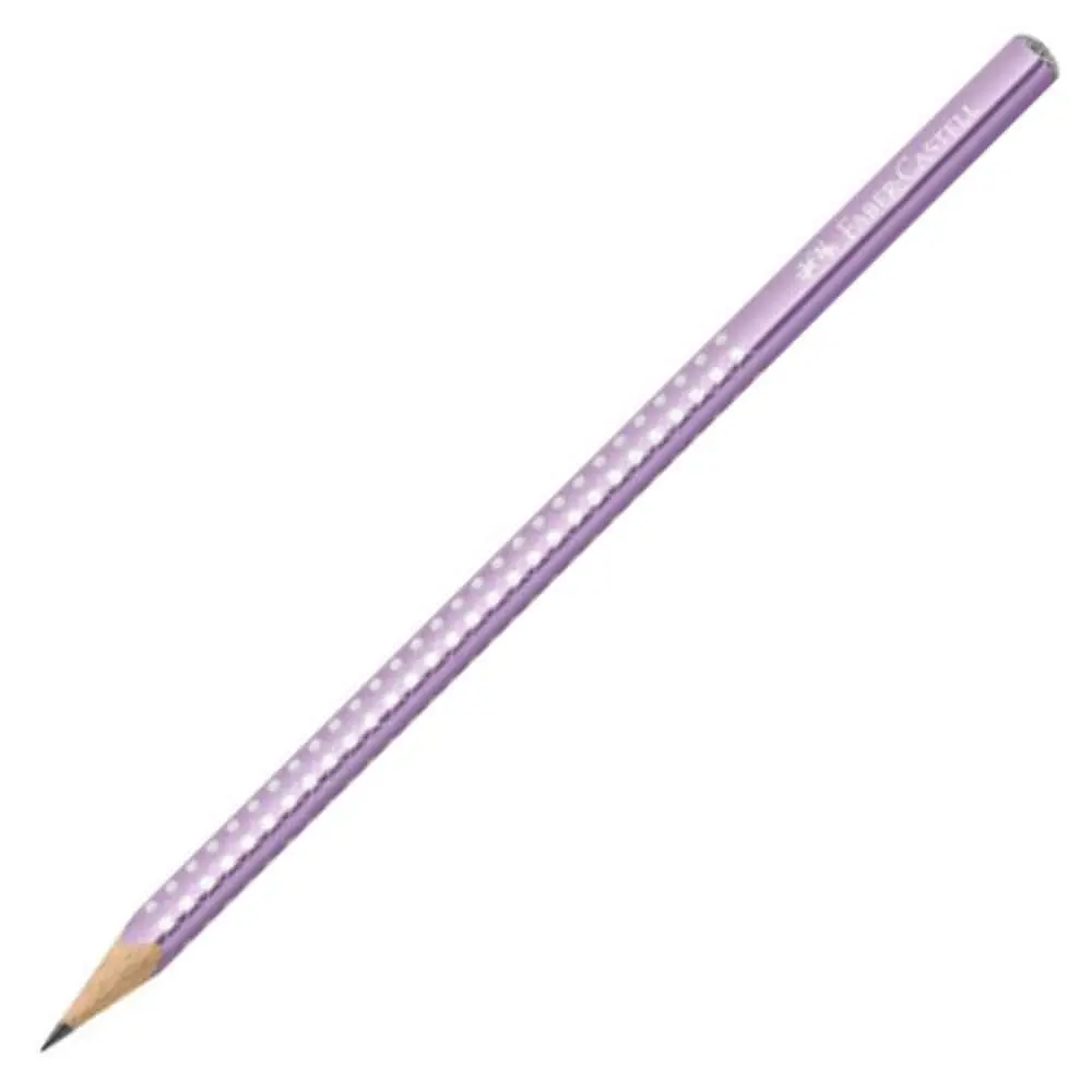 FABER CASTELL Grip HB Sparkle Violet Metalic 118263 Grafitna olovka