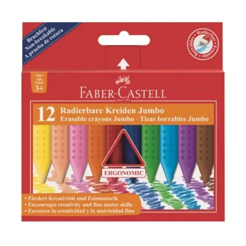 FABER CASTELL Grip Jumbo 122540 Voštane boje