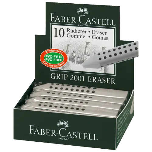 FABER-CASTELL Gumica za brisanje Grip 2001 187100 (Siva)