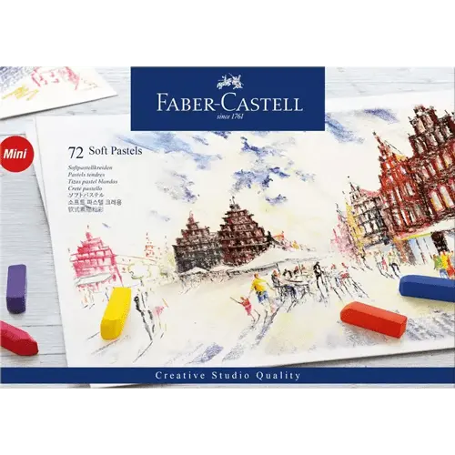 FABER CASTELL pastelni krejoni kratki set od 72 boje - 128272