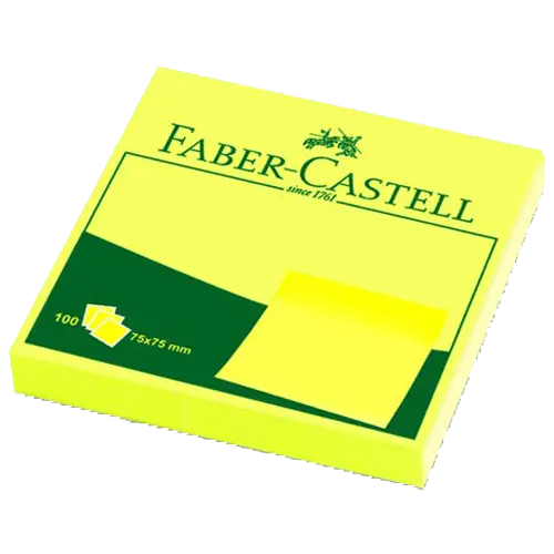 FABER-CASTELL Samolepljivi blokčići 565434 (Žuti)