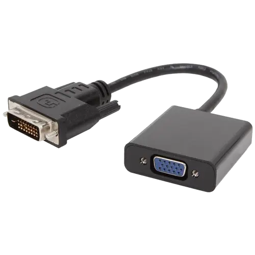 FAST ASIA adapter-konverter DVI-D na VGA (m/ž) (Crni) - 141