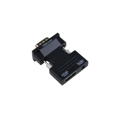 FAST ASIA adapter-konverter HDMI na VGA + 3.5mm (ž/m) (Crni),