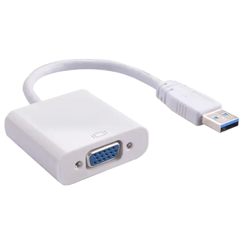 FAST ASIA adapter-konverter USB 3.0 na VGA (m/ž) (beli),