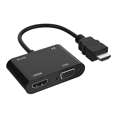 FAST ASIA Konvertor HDMI na HDMI+VGA+3.5