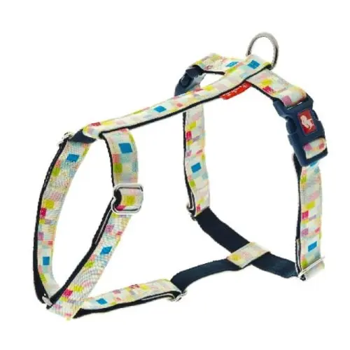 FERRIBIELLA Am za pse Plavo šarena 10 mm x 30-40 cm