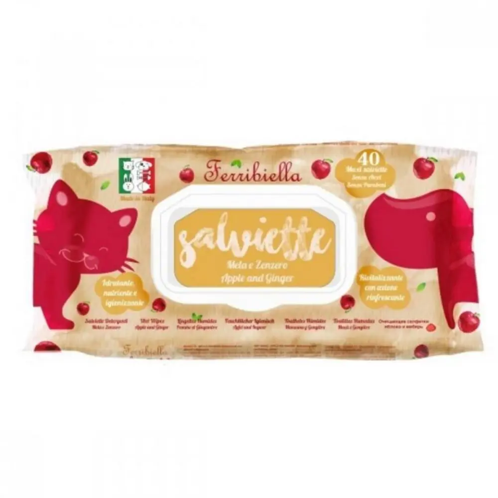 FERRIBIELLA Apple & Ginger Vlažne maramice 40 kom