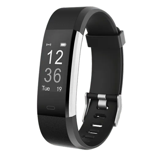 FIT PRO UP Fitnes narukvica ID115 Plus HR (Crni)