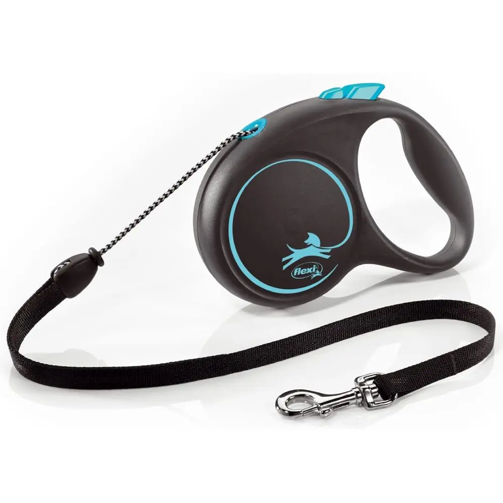 FLEXI Black Design M Cord 5m Povodac za pse Plavi