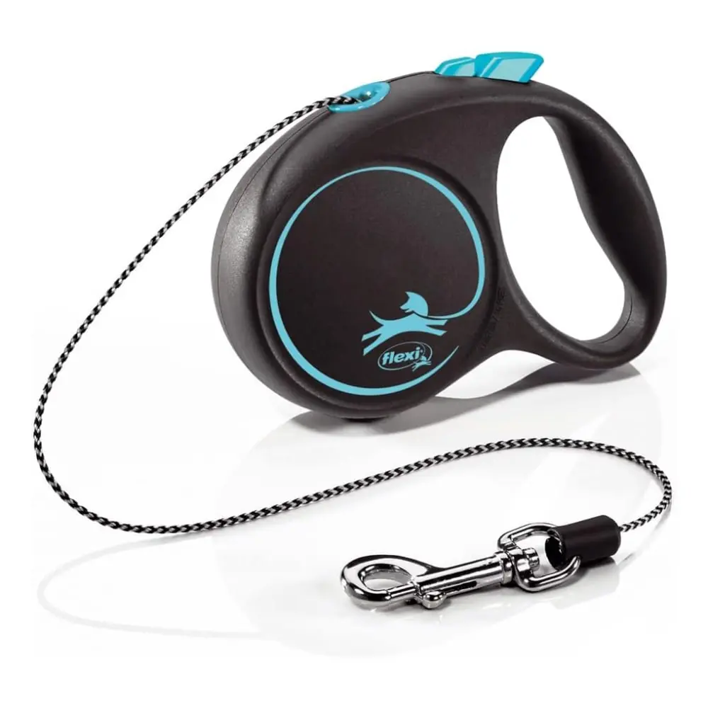 FLEXI Black Design XS Cord 3 m Povodac za pse Plavi