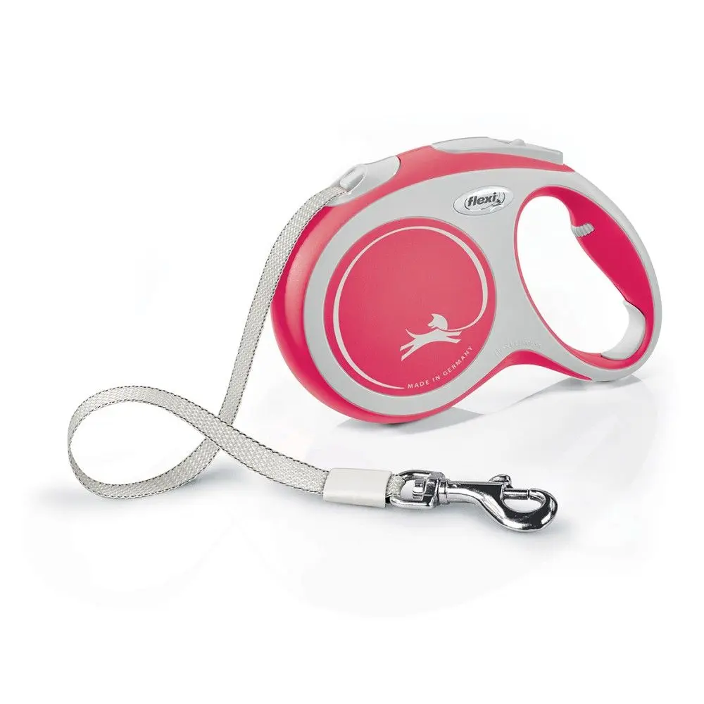 FLEXI New Comfort L Tape 5 m Povodac za pse Red