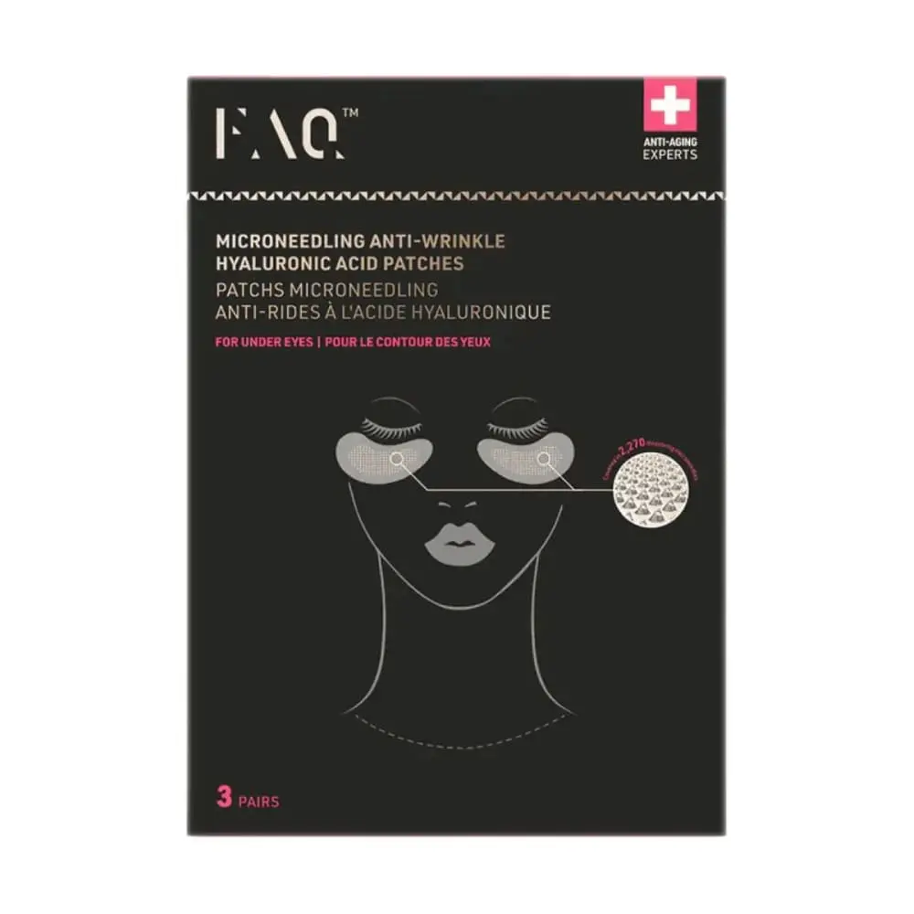 FOREO FAQ Microneedling jastučići s hijaluronskom kiselinom protiv bora za područje ispod očiju, 3 para