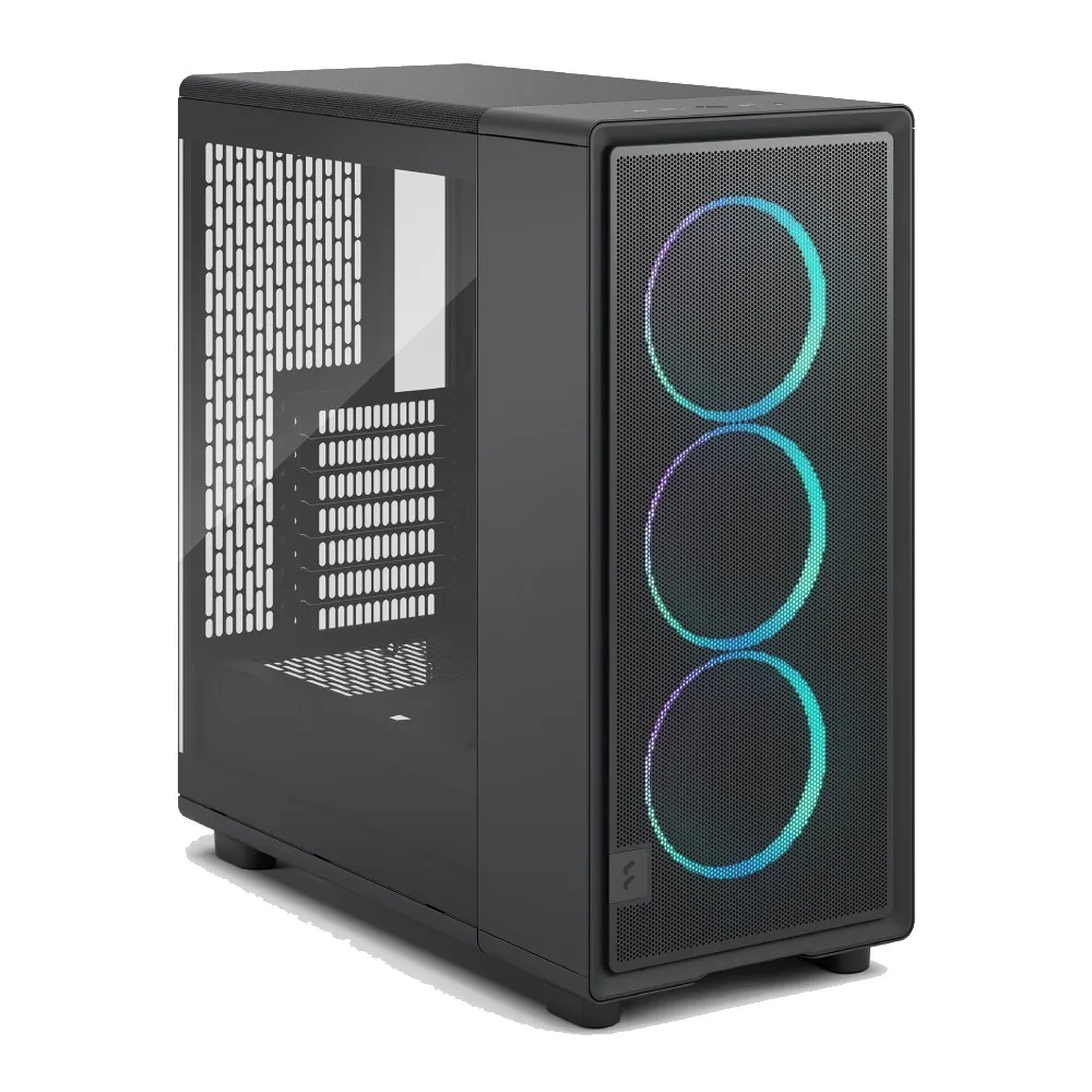 FRACTAL DESIGN Epoch Black TG RGB Light