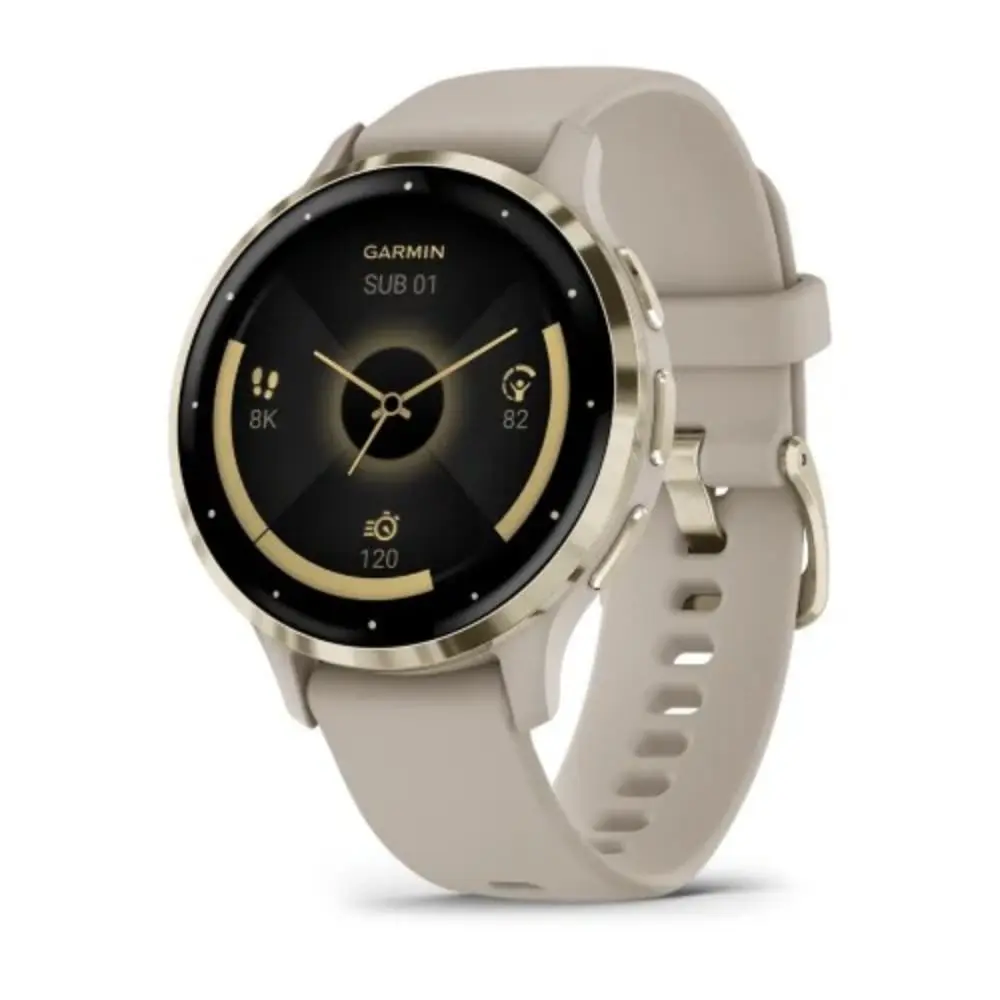 GARMIN Venu 3S French Gray Soft Gold Pametni sat