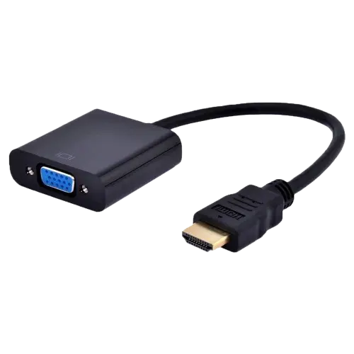GEMBIRD adapter-konverter HDMI na VGA (m/ž) (Crni)- A-HDMI-VGA-06