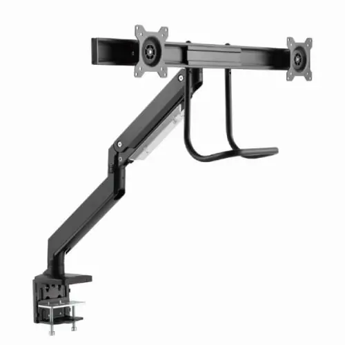 GEMBIRD MA-DA2-04 Podesivi stoni držač za dva monitora, 17"-32", 2 x 8 kg