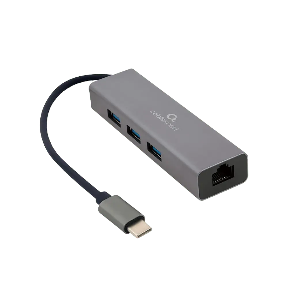 GEMBIRD USB-C Gigabit network multiport hub