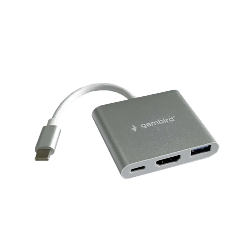 GEMBIRD USB-C na HDMI, USB-C, USB-A A-CM-HDMIF-05 hub