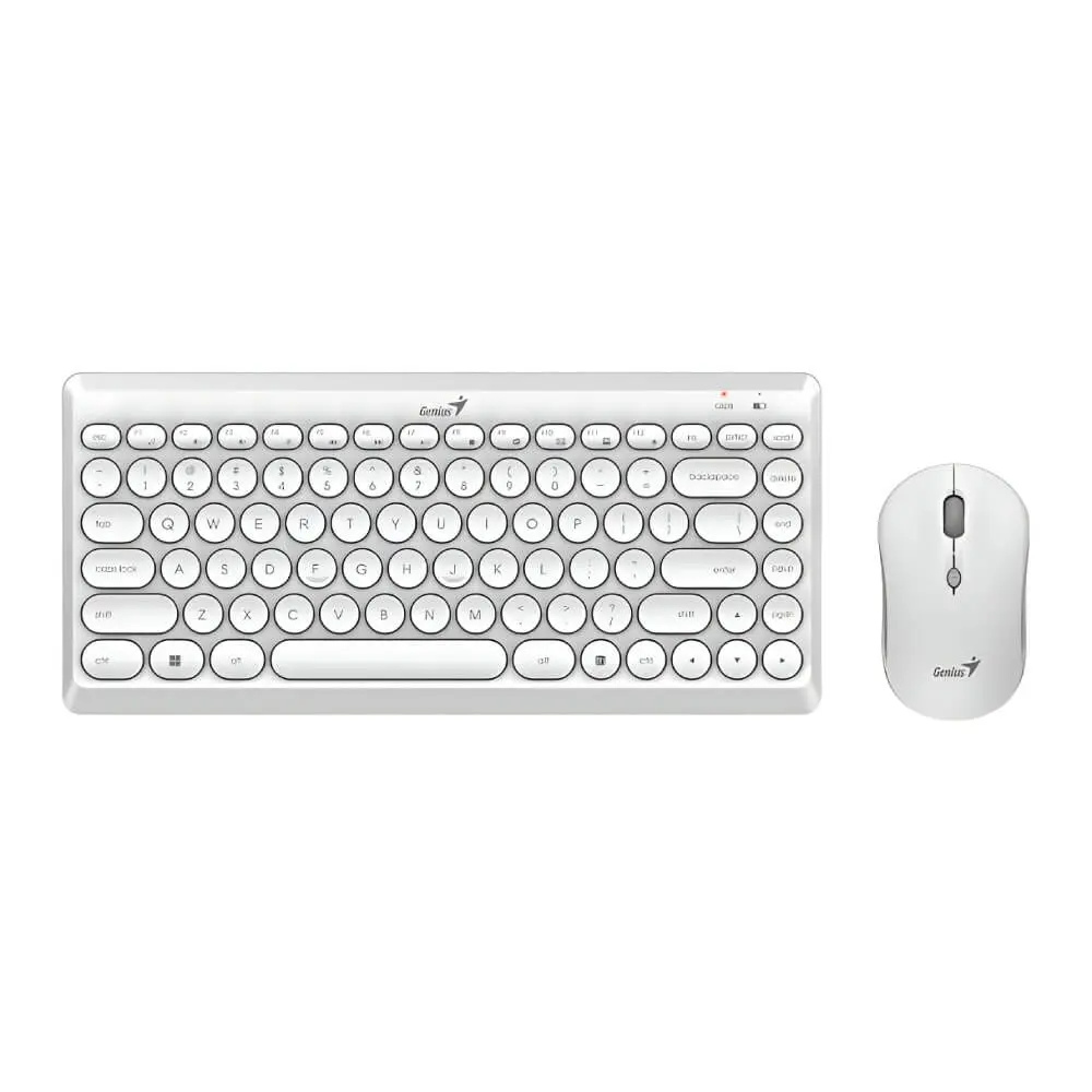GENIUS LuxeMate Q8000 YU-SRB White Tastatura i miš