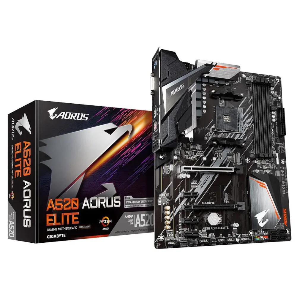 GIGABYTE A520 AORUS ELITE (rev. 1.0) Matična ploča