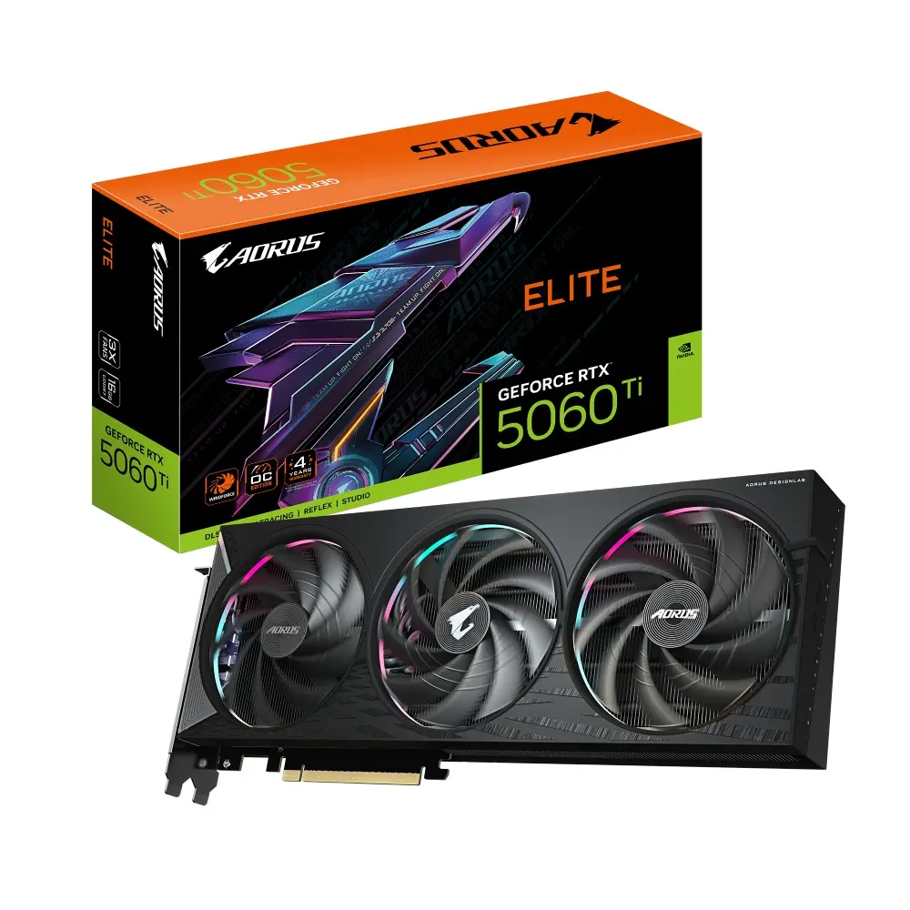 GIGABYTE AORUS GeForce RTX 5060 Ti ELITE 16GB G7