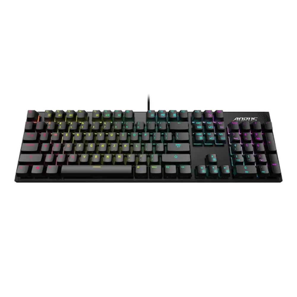 GIGABYTE Aorus K1 US Black Žičana gejmerska tastatura