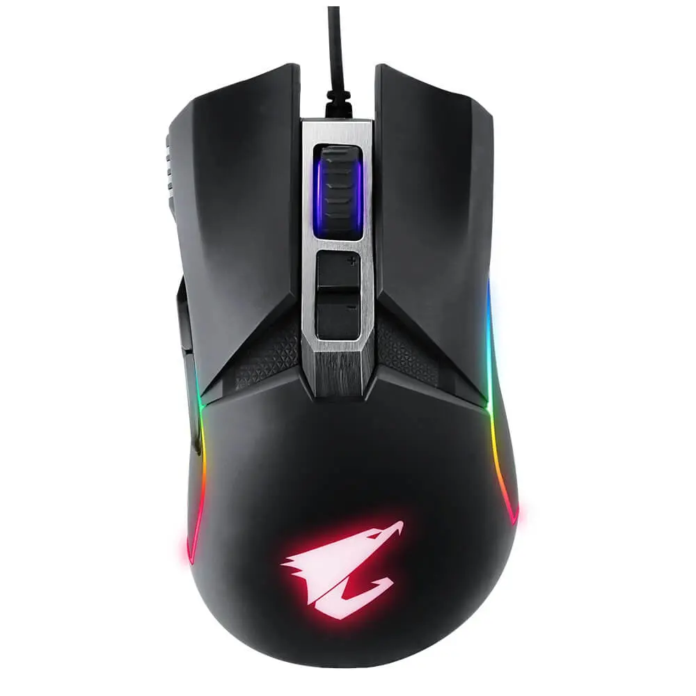 GIGABYTE Aorus M5 Black Žičani gejmerski miš