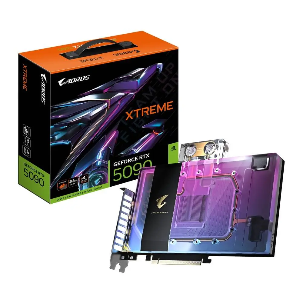 GIGABYTE AORUS RTX 5090 XTREME WATERFORCE 32GB